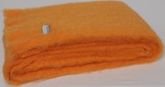 Masterweave Windermere Mohair Knee Wrap Throw Blanket-Mango