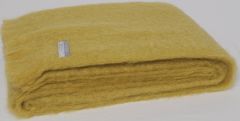 Masterweave Windermere Mohair Throw Rug - Ochre