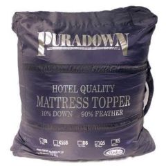 Puradown Hotel Quality Duck Feather and Down Mattress Topper