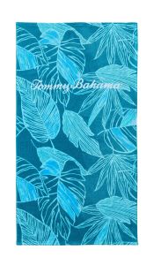 Tommy Bahama Monstera Beach Towel Teal