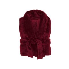 Bambury Microplush Super Soft Unisex Bathrobe Merlot-Medium/Large