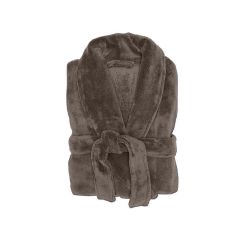 Bambury Microplush Super Soft Unisex Bathrobe Bitter Chocolate-Large/Extra-Large