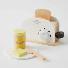 Nordic Kids Wooden Toaster Play Set