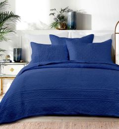 Classic Quilts Classic Navy Coverlet Set