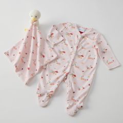 Jiggle & Giggle Waddling Around Romper and Comforter