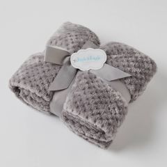 Pilbeam Living Aria Baby Blanket-Grey