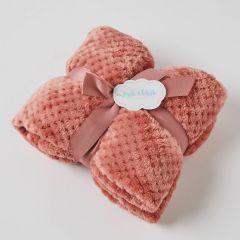 Pilbeam Living Aria Baby Blanket-Rosewood