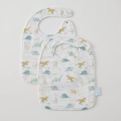 Jiggle & Giggle Dallying Dinosaurs Bib Set of 2