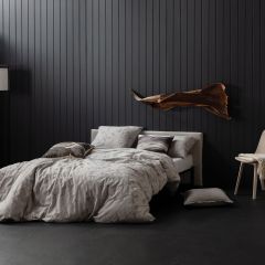 KAS Ophelia Quilt Cover Set' Silver