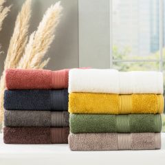 Renee Taylor Stella 650 GSM Super Soft Bamboo Cotton Towel Collection