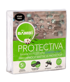 Bambi Protectiva Cotton/Bamboo Stretch Knit Waterproof Mattress Protector