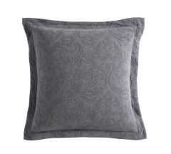 Private Collection Marbella European Pillowcase Charcoal