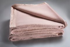 Bianca Australian Wool Blanket 480GSM DUSTY PINK