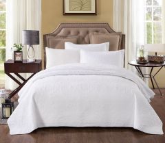 Classic Quilts Pure White Coverlet Set