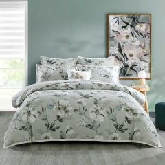 Bianca Kara Quilt Cover Set Grey