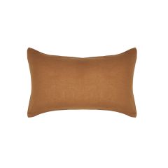 Bambury Luxe Belgian Linen Standard Pillowcase Pair -Rust