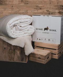250/360/500/625/750GSM Aussie Wool Comfort Australian Pure Wool Quilts