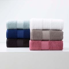Renee Taylor Brentwood 650 GSM 100% Cotton Low Twist Towel Collection