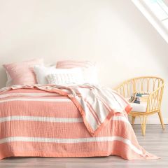 Renee Taylor Brighton Cotton Textured Blanket Queen/King Mystic