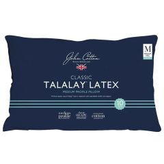 John Cotton Luxurious Latex Classic Medium Profile & Feel Pillow