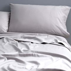 Park Avenue 500 Thread Count Natural Cotton Sheet Set Silver