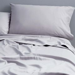 Park Avenue 500 Thread Count Natural Cotton Sheet Set Light Grey