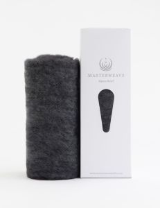 Masterweave Windermere Alpaca Scarf - Grey/Black Marle