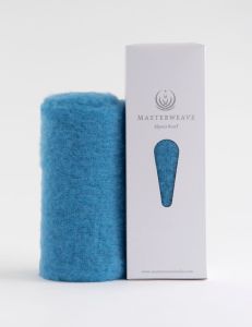 Masterweave Windermere Alpaca Scarf - Blue