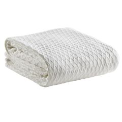 Bianca Gosford Cotton Blanket White