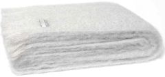 Masterweave Windermere Mohair Knee Wrap Throw Blanket-Silver