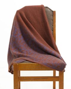McDonald Possum Merino Fair Isle Blanket Spice/Orchid