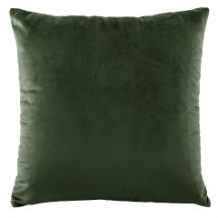 Bianca Vivid Coordinates Velvet Square Cushion Forest Green