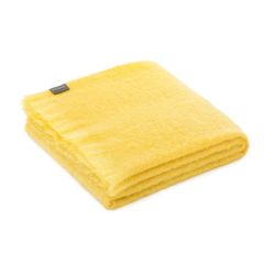 St Albans Mohair Throw Rug Blanket Maize