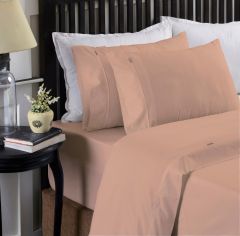 Style & Co 250TC Certified Organic Cotton Sheet Set in Blush