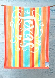Renee Taylor Cotton Jacquard Velour Extra Large Beach Towel