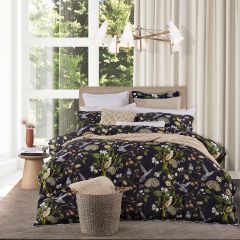 Private Collection Thora Quilt Cover Set Navy