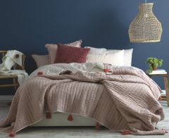 M Home Aspen Blush Coverlet Queen/King