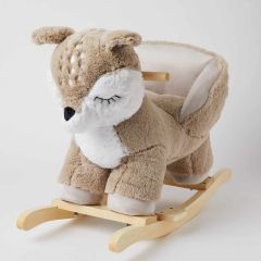 Jiggle & Giggle Baby Rocker Plush Stuffed Deer with Chair