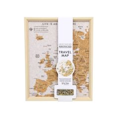 SPLOSH Travel Board Europe Map Desk 27cm x 22cm