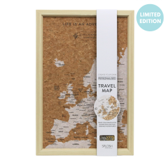 SPLOSH Limited Edition Travel Board Europe Small Map 53.5cm x 36.5cm