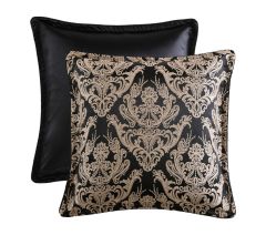 Davinci Vercelli European Pillowcase Noir