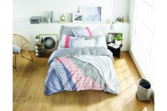 Sheridan Wardens Reversible Quilt Cover Set in Platinum