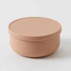 Henny Silicone Bowl with Lid - Terracotta