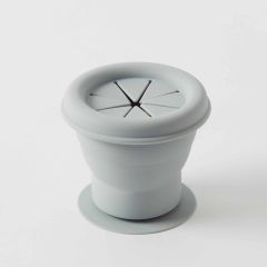 Nordic Kids Henny Silicone Collapsible Snack Cup - Steele