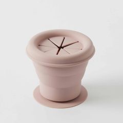 Nordic Kids Henny Silicone Collapsible Snack Cup - Musk