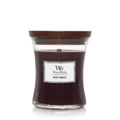 WoodWick Velvet Tobacco Medium Scented Candle