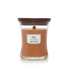 WoodWick Golden Vanilla Toffee Medium Scented Candle