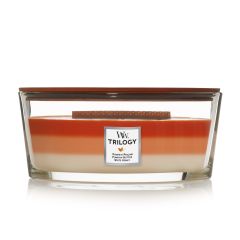 WoodWick Pumpkin Gourmand Trilogy Ellipse Scented Candle