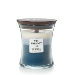 WoodWick Beachfront Cottage Trilogy Medium Scented Candle