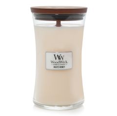 WoodWick White Honey Large Scented Candle